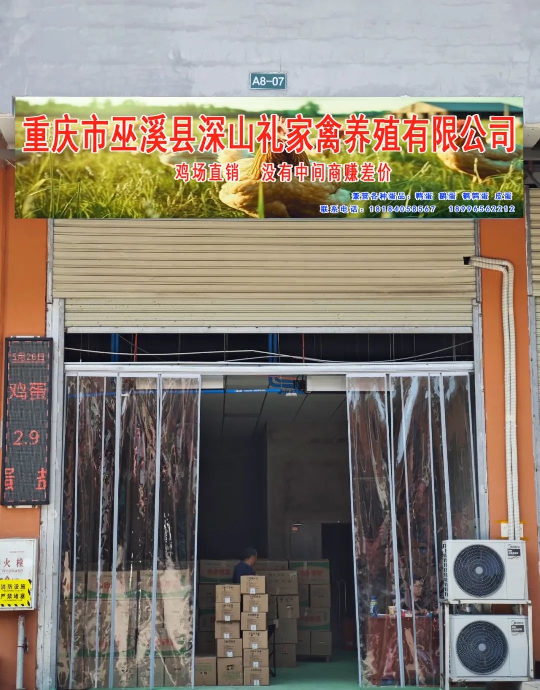 喜報 | 重慶市巫溪縣深山禮家禽養殖有限公司入駐百安港農產品批發市場